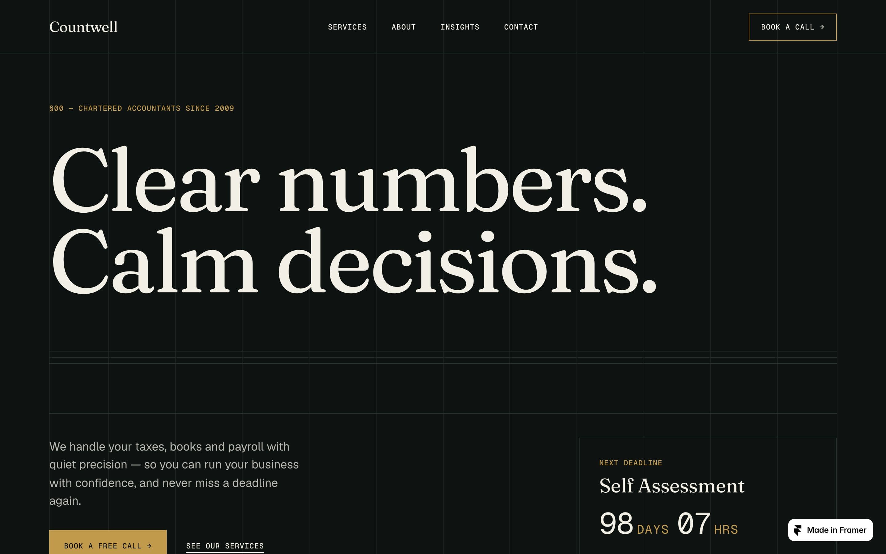 Countwell — homepage